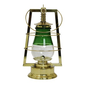 Handmade Antique Style Solid Polished Brass Oil Lantern Vintage Nautical Marine Ship Hurricane Lamp For Home And Garden Decor