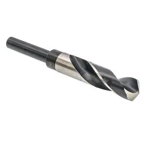 HSS Silver & Deming 1/2 Inch 10mm Reduced Shank Twist Drill Bit For Metal Stainless Steel Alumin