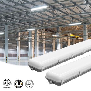 LED Workshop Vapor Tight Waterproof Linear Light IP65 Dustproof Industrial Parking Garage Tri Proof Batten