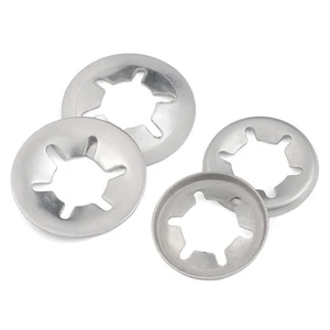 Stainless Steel Black Finish Internal Tooth Star Lock Plum Bearing Retaining Rings