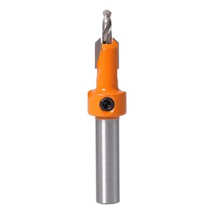C45 Carbon Steel Shank Carbide Tipped Countersink Drill Bit for Woodworking