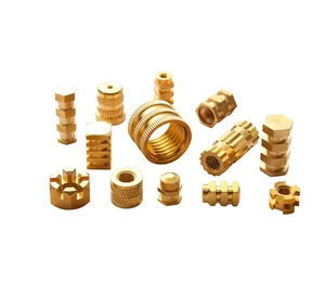 High Strength Brass Threaded Bushings Inserts for Automotive 48 Hour Quick Sample Service