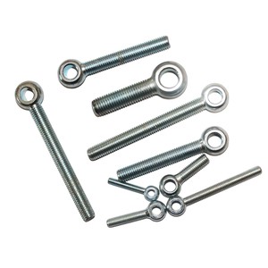 Steel Fasteners Eyebolt M6 M8 M10 M12 M16 M20 M24 M30 M36 DIN444 AISI304 AISI316 Stainless Steel A2 A4 Swing Eye Bolts