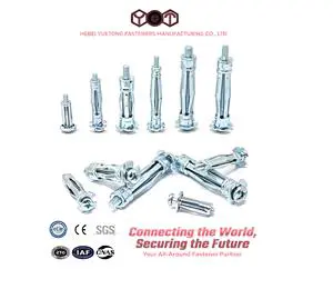 Factory Carbon Steel Hollow Gecko Galvanized Hollow Wall Anchor Expansion Screw for Fixed Connections Gypsum Board OEM ODM