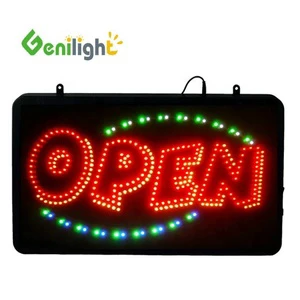 Custom LED Open Sign Attractive Advertising Lights for Shopping Malls & Retail Stores Indoor Use 1 Year Warranty OEM Supplier