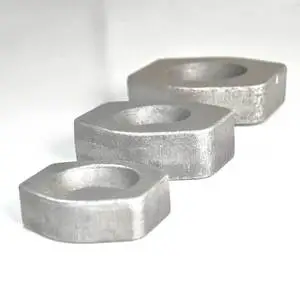 Bespoke High Strength Die Forging Carbon Steel Hot Forged Big Nut Blank for Mining According to Client Drawings