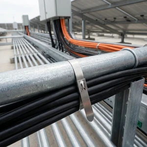 Mining And Tunneling Grade Stainless Steel Zip Ties Heavy Duty Anti-corrosive Metal Fasteners