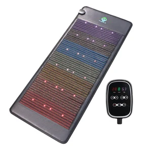 Healthy Wave Multi-wave Pemf Mat Emstones Far Infrared Red Light Photon Heat Therapy Mat
