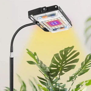 LED Grow Light with Adjustable Stand 50W Full Spectrum Plant Floodlight with ON/Off Switch for Indoor Plants Flower Growth