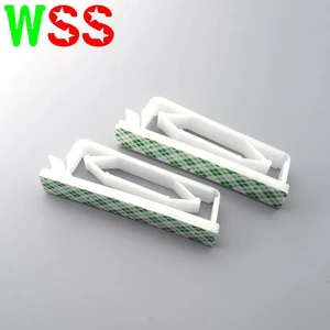 WSS 2 Sizes Cable Clips with Strong Self-Adhesive Weichimei Multipurpose Wire Clamps for Cable Management and Cable Runs TV PC W