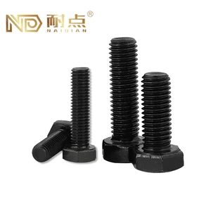 HDG Hex Bolt Set With Nut And Washer Class 4.8 6.8 For Outdoor Steel Structure