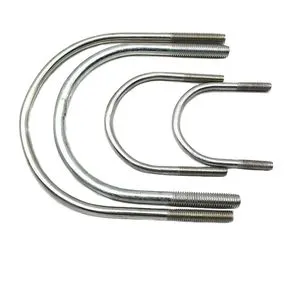 Heavy Duty Stainless Steel Clamp Corrosion Resisting Nut Pipe Clamp High Strength Zinc Galvanizing Carbon Steel U Bolt