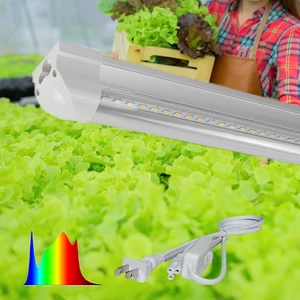 Led Grow Lights Full Spectrum with Red Blue Spectrum Growth Light Strip 18W 24W 30W 40W Plant Factory Vegetable