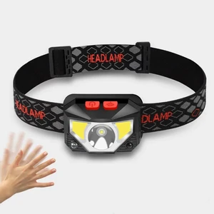 Powerful LED Headlight Sensor Head Light USB Rechargeable Headlamp Head Torch Waterproof For Camping Hiking