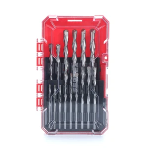 RISING 15PCS Stone Drill Bit Set, Carbide Tip Masonry Drill Bits for Concrete Brick Wall Stone Drilling