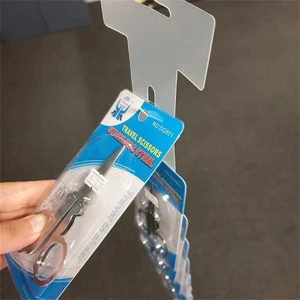 Merchandising Factory Price Supermarket Plastic Hanging Display Clips Strips
