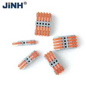 JINH Mini Reusable Terminal Connector Push-in Lever Nut Electric Cable Splice Connector For Wire Connection