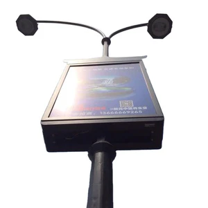 Advertising Light Box Outdoors Street Pole Advertising Color Matching Light Box