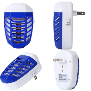 Electric LED Bug Zapper with Blue Lights Eco-Friendly Portable for Mice Pest Control 50-100 SQM Area 50 Capacity Killer Lamp