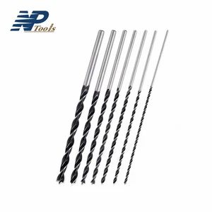 Naipu Deep Reach HCS Extra Long Brad Point Drill Bit for Deep Wood Boring Projects Through Holes in Thick Wood