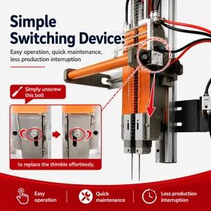 Factory Supply Pneumatic Elastic Staple Tagging Machine Easy Operation Quick Maintenance Fasten Staple Machine