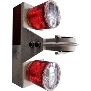 Solar Powered Warning Light KL5094B 2x0.4W Red Led Signal Light For Power Transmission Distribution Lines IP65
