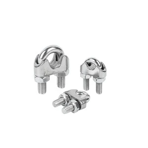 Manufacturer Direct Sales WY Brand Stainless Steel Wire Rope Fix Clips Multifunctional Heavy Industry Use 3-Year Warranty