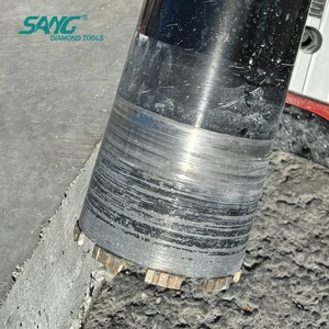 SANG 152MM Turbo Arix Segment Diamond Core Drill Bit For Concrete Masonry Cinder Block Drilling Multiple Sizes Welded Process