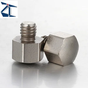 ZCBSTEH High Quality 304 Stainless Steel Stop Pins Threaded Hexagon Standoff Bolt Screws Spherical Stop Pin Other Fasteners