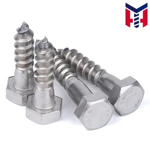 Stainless Steel Wood Screws Self-Tapping Flat Head Custom Sizes for Furniture Decking Construction Fasteners