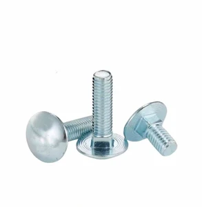Zhongpin Carriage Bolt (Zinc Plated/Hot Dip Galvanized) Carbon Steel Grade 6.8 Round Head UNC Thread with Washers & Nuts