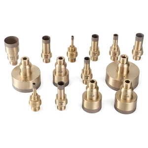 Glass Sintered Diamond Core Drill Thread Brass Diamond Drill Bits Brass Body