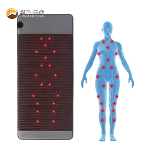 Jiwan Lejia Wellness Store Full Body Relax Pemf Heating Infrared Therapy Massage Matt Light Crystal Mat For Muscle Ache Relief