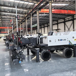 China Modern Techniques Four Wheel Concrete Leveling Laser Screed Machine