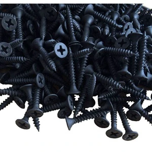 China Factory Phosphate Black Gypsum Board Tornillos Drywall Screw 4MM