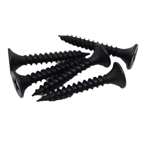High-quality Corrosion-resistant Galvanized Black Drywall Self-tapping Screws, Suitable For Gypsum Boards And Wooden Boards