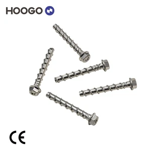 Manufacturer Direct Self Drilling Fast Installation Concrete Screw Anchor for Contractors