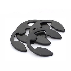 E-Type Retaining Rings 11mm Metric Carbon Steel Snap In Oxidation Blackened Customizable OEM Sample