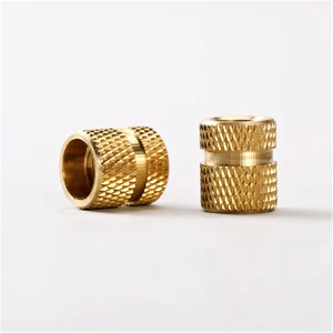 Factory Price Brass Thread Insert Nut Knurling Brass Nut