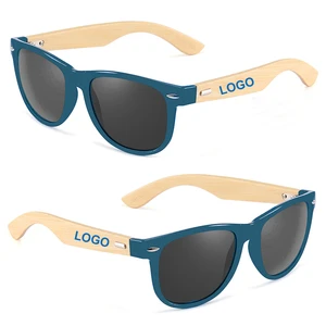Bamboo Sunglasses Wood Men Women Trendy Sun Glasses Fashion Custom logo Color Retro Designer Eyewear Shades Sunglasses