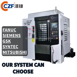 ZEFENG T7A High Speed Automatic Vertical CNC Drilling Tapping Center Single Spindle BT30 SYNTEC CNC System 21-Tool Magazine High