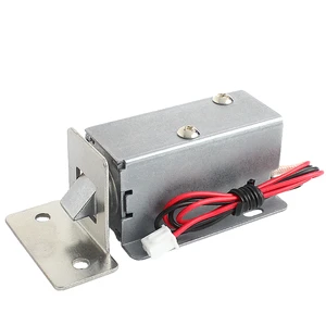 12V DC 24V Small Electromagnetic Lock Latch Ly03 10mm Trip Solenoid for Long-Lasting Power for Storage Cabinet Doors/Drawers