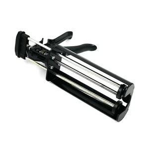 Metal 400ml 1:1 Black Manual Double Component Cartridge Caulk Gun
