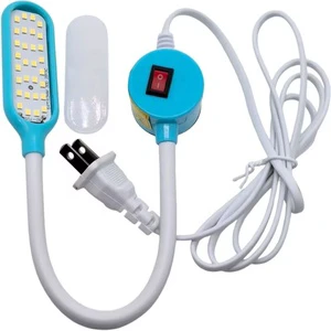 30 Beads Magnetic LED Sewing Machine Light - Energy Saving Blue Task Lamp with Switch
