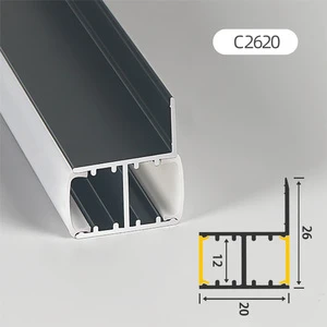LED Cabinet Light Aluminum Profile with Diffuser for Kitchen Wardrobe Furniture Lighting