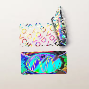 Custom Reflection Rainbow Holographic Stickers Label Adhesive Laser 3d Hologram Sticker