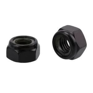Carbon Steel Self Locking Hex Nut M8 Hexagon Lock Nuts with Zinc Plating