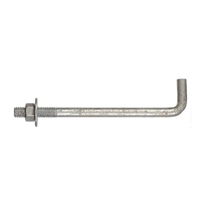 Anchor Bolts Embedded in Concrete Steel Structure L Shaped Right Angle Welding Ground Screws