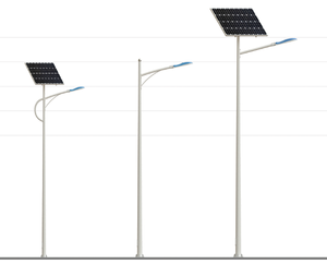 Factory Customized Exterior LED IP65 Waterproof Solar Street Light for Street Roads