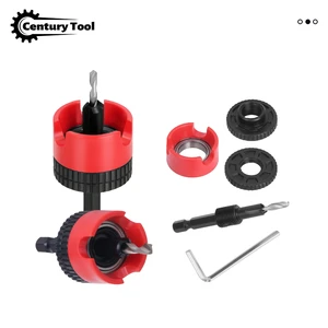 Woodworking Countersink Drill Bit Set 1/4'' Shank Hole Cutter Chamfering and High-Speed Steel Quick Countersinking